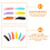Set di 6 fermagli per capelli Minkissy per volume e ricci 5