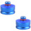 2Sets Praktischer Blaue Pom Jack Support Block Autoheber Sicherer Halt 7