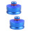 2Sets Praktischer Blaue Pom Jack Support Block Autoheber Sicherer Halt 8