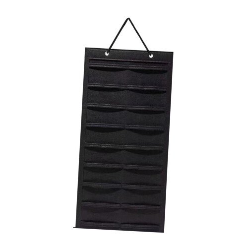 Κρεμαστά κλιπ μαλλιών, διοργανωτής, τσόχα, τοποθέτηση σε τοίχο, μεγάλη 1