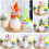 Coelho da Páscoa de Pelúcia Macia para Decoração 6