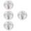 4Sets Transparente Glitzer-Strandbälle Für Pool Und Kinderspaß 8