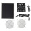 Solar Panel Fan 10W Dual Layer Metal Shell 2