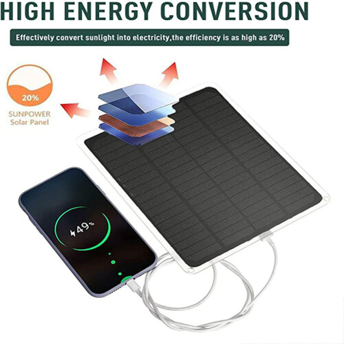 Solar Panel Fan 10W Dual Layer Metal Shell 2