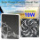 Solar Panel Fan 10W Dual Layer Metal Shell 4