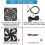 Solar Panel Fan 10W Dual Layer Metal Shell 6