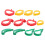 Plastic Dough Molds Set Multi-Colored for Baking and Clay Crafts 6