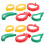 Plastic Dough Molds Set Multi-Colored for Baking and Clay Crafts 7