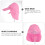 1Stk Pinker Kinder Sonnenhut Anti-Uv Polyester Weitkrempiger Hut 6