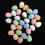 Œufs de Pâques en mousse colorés (50 pièces) 3