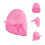 1Stk Pinker Kinder Sonnenhut Anti-Uv Polyester Weitkrempiger Hut 8