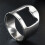 Titanium stål bartenderring flaskeåbner 1 stk 4