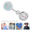 Blaue Retraktierbare Clip-on Quartz Brustuhr Für Pflegepersonal 6