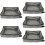 5Pcs Grey Portable Foldable Cat Sand Containers Waterproof for Travel 10