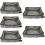 5Pcs Grey Portable Foldable Cat Sand Containers Waterproof for Travel 11