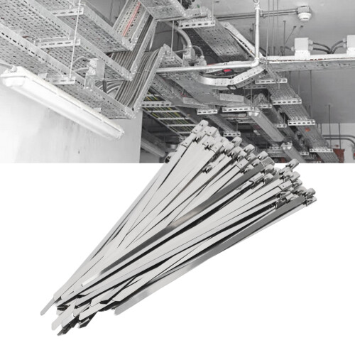 200 Ties 4.6mm Self-Locking Steel Kit 2