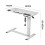 Levede Mobile Sit Stand Over Bed Desk USB White 8