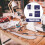 1Set DIY PU Leder Strickbag Material Blau Shoulder Bag 4