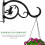 Wall Hanging Basket Hanger Hook Halloween Lantern Bird Feeder 7