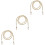 3Pcs DIY Pearl Bag Chain Stylish Handbag Strap Replacement Accessories 2