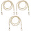 3Pcs DIY Pearl Bag Chain Stylish Handbag Strap Replacement Accessories 3