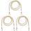 3Pcs DIY Pearl Bag Chain Stylish Handbag Strap Replacement Accessories 6