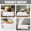 4Pcs White Mirror Finish Polishing Wax Stone Buffing Compound for Home 11