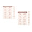 12 Pièces Décalcomanies Sourcils Marron Résistants Eau Naturel 5