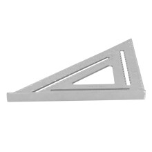 Équerre de menuisier en alliage d'aluminium, outil de traçage précis, légère, résistante à la corrosion et à la rouille, avec équerre à