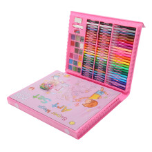 Drawing Kit Painting Art Set Arts and Crafts, 208-Piece Colorful Art Supplies for Kids and Adults, Includes Crayons Pastels Pencils Watercolor Pens