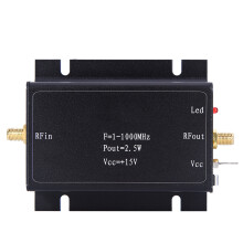 Module amplificateur RF alimenté par un té de polarisation, amplificateur RF à bande complète avec boîtier métallique et faible bruit pour