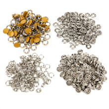 Snap Fastener Kit Post & Stud Style Marine Grade Brass Stainless Steel Hollow And Solid Surface Rust Resistant Includes Hand Tools For Canvas