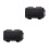 2Pcs Waterproof Shockproof Survival Storage Case Black ABS Outdoor Box 3