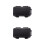 2Pcs Waterproof Shockproof Survival Storage Case Black ABS Outdoor Box 5