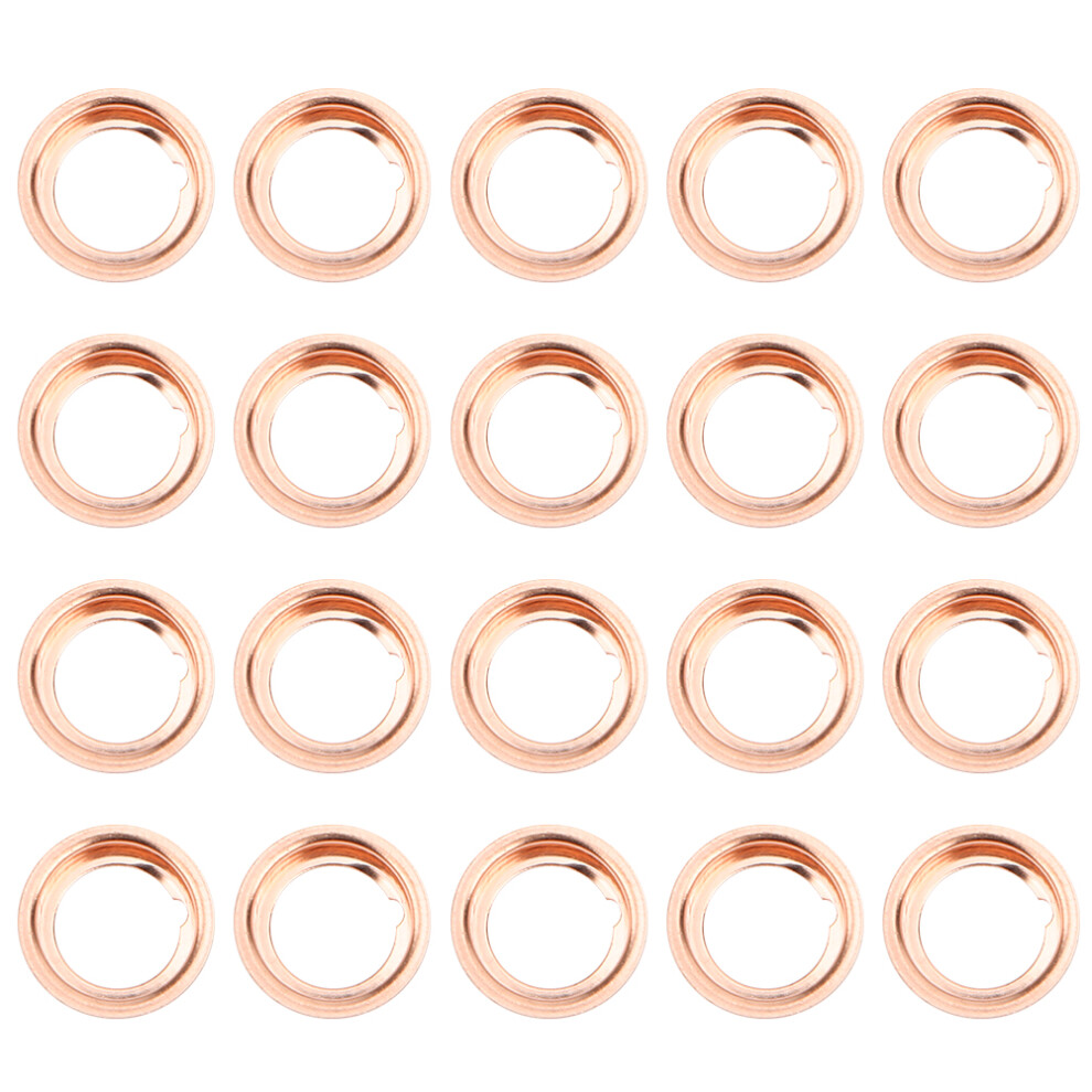 Oil Leak Prevention Gasket, Corrosion Resistance Oil Drain Plug Washer High Quality With Sealing Ability And Engine Protection (20Pcs) 9014198251206