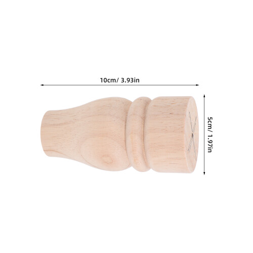 Patas De Madera Kaki Estilo Francés Para Sofá Y Cajoneras 2