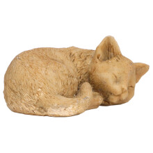 Memorial Cat Statue Figurine Grave Marker Angel Tribute Ornament, Handcrafted Resin Healing Gift Weatherproof Outdoor Indoor Use Unique Thoughtful