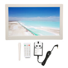 Auto Rotate Digital Picture Frame WiFi Touch Screen Video Playback Secure Photo Management Expandable Storage Wall Mountable with Large Memory and