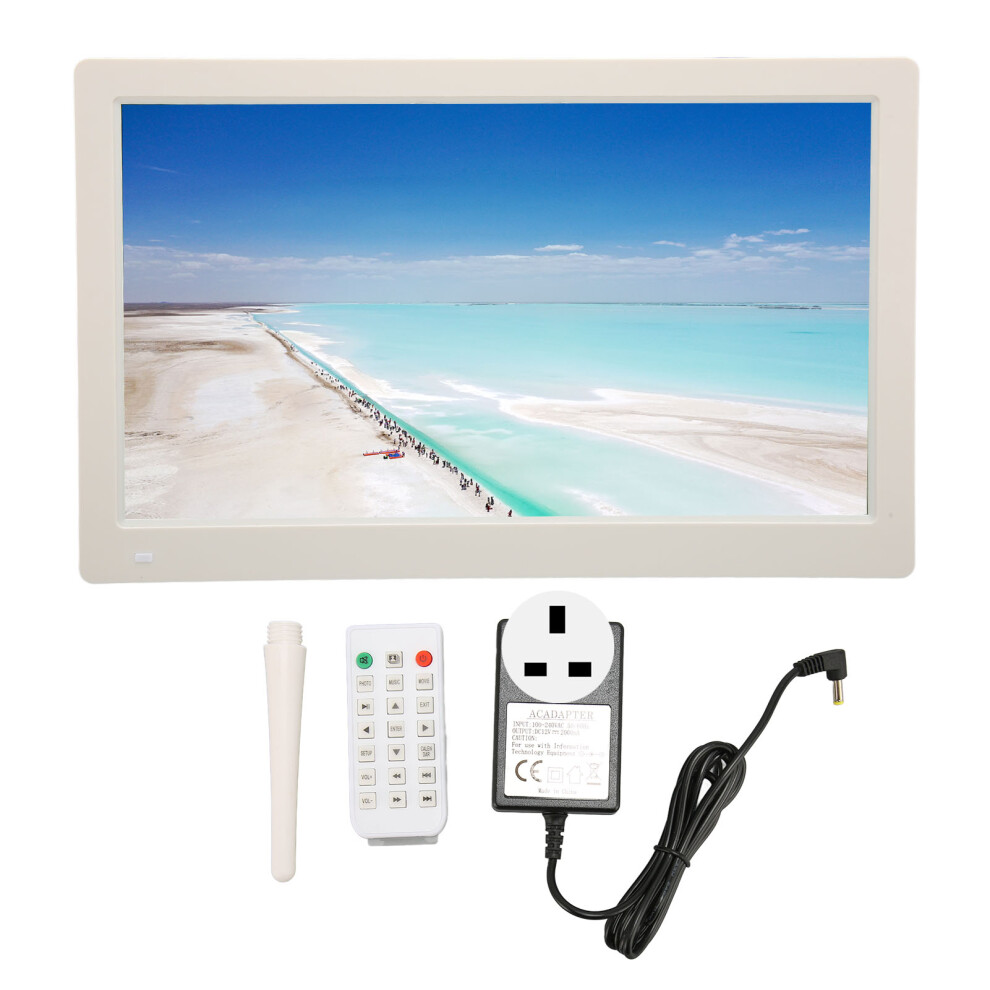 Auto Rotate Digital Picture Frame Wifi Touch Screen Video Playback Secure Photo Management Expandable Storage Wall Mountable With Large Memory And 9071309283167