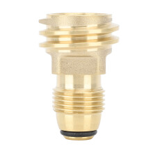 Brass POL to QCC1 Gas Adapter Anti Leak
