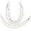 4Pcs Silver Pearl Decor Chain for DIY Bag Making and Purse Strap 9