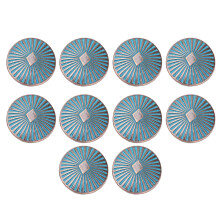 DIY Clothing Decoration Buttons for Light and Easy Storage, Sewing Shank Buttons with Clothes and Bags Decoration Capability, Round Metal Buttons