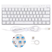 Ultra Compact Mechanical Gaming Keyboard Led Backlit Ergonomic Design60Percent Layout With Separate Arrow Keys Programmable RGB Full Key Anti