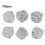 100pcs Pirate Coins Decor Plastic Silver 5