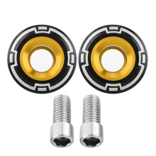 Stainless Steel Bolts Universal Fit, Fender Washer Engine Bay Dress Up Kit Aluminum Washers Durable Wear-Resistant Waterproof Performance Hardware,