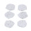 100pcs Pirate Coins Decor Plastic Silver 7