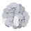 100pcs Pirate Coins Decor Plastic Silver 14