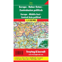 European - Middle East - Central Asia political 1:5.5 millio