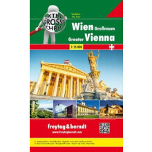 Vienna Metropolitan Area Larger Street map 1:15.000