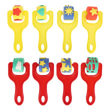 Give Full Play to the Imagination with DIY Art Craft Painting Tool Set, Creative Experiment with Colors and Shapes Using Specially Shaped Foam